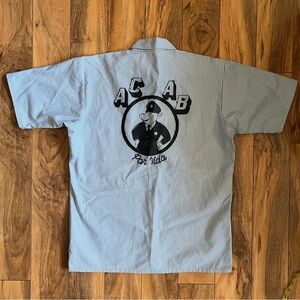 Ben Davis A.C.A.B. Half Zip Striped Work Shirt